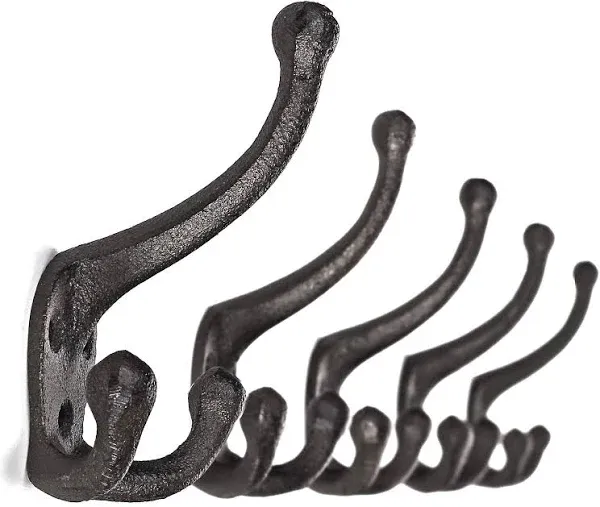 Ambipolar TriLeg Coat Hooks