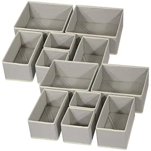 Stero 12 Pack Drawer Organizers