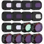 FREEWELL Freewell 16 stuks Mega ND, ND/PL, CPL, UV, sneeuwmist 1/4, lichtvervuilingsfilters compatibel met Mini 4 Pro