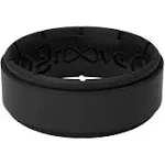 Groove Life Zeus Step Midnight Black Silicone Ring, Size 11