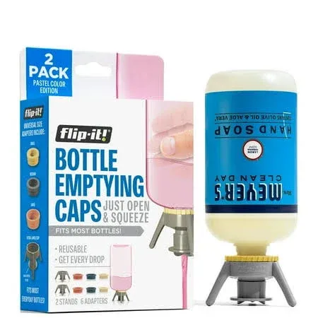 2-Pack Premium Bottle Emptying Kit – No more wasted product - Fits most plast...