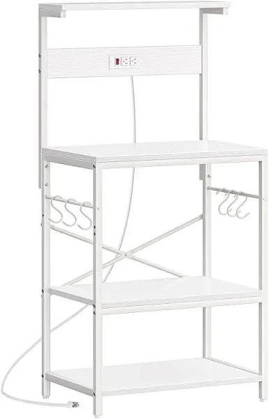 Kitchen Bakers Rack with Power Outlet