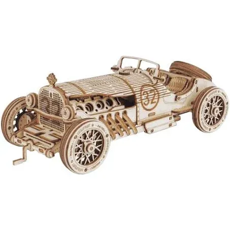 ROKR 1:16 Scale Model Vehicle MC401 Grand Prix Car 3D Wooden Puzzle Model Car