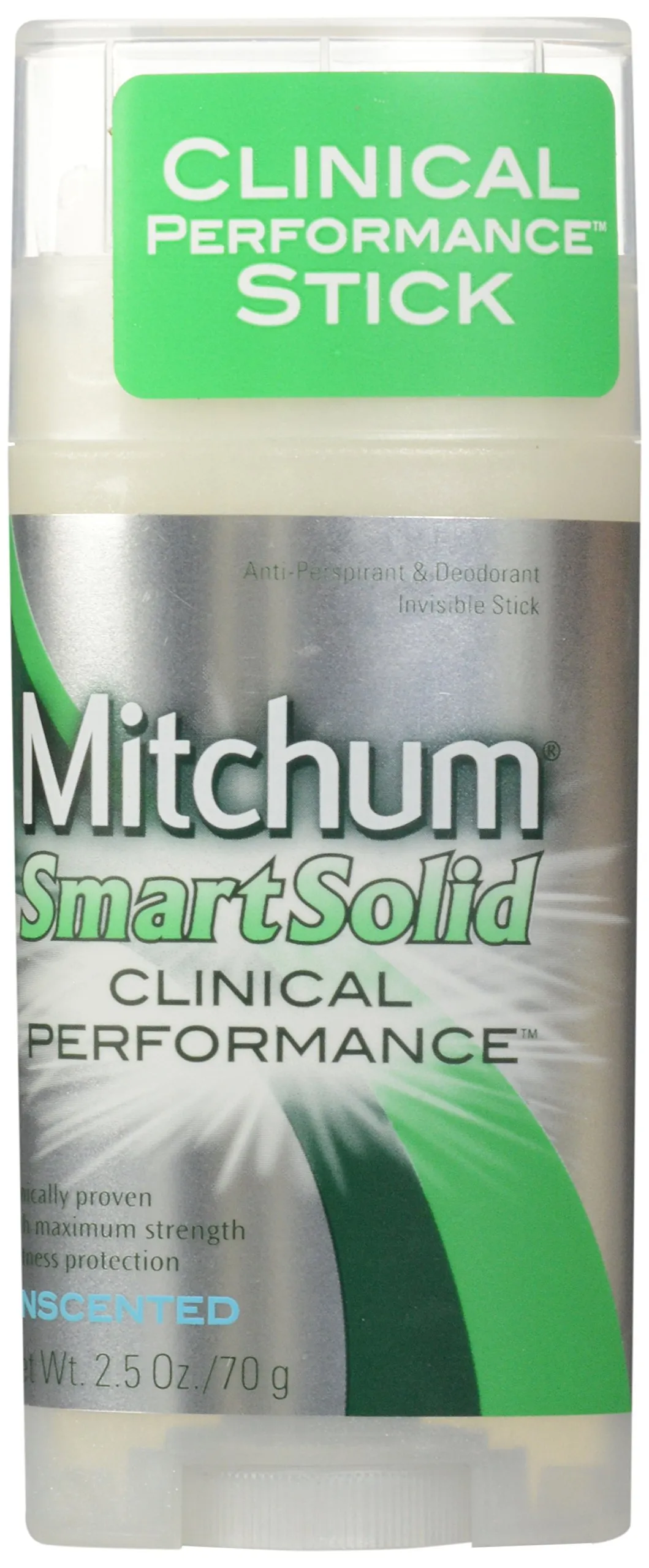 Mitchum Smart Solid Anti-Perspirant Deodorant Unscented