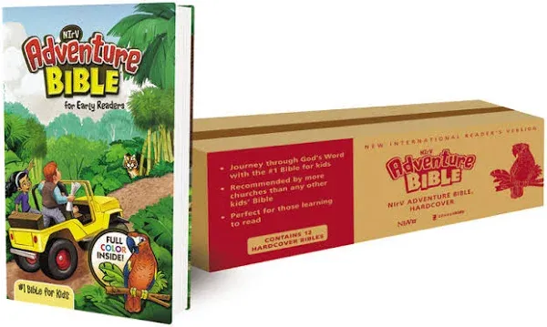 NIrV Adventure Bible for Early Readers Full Color, Case Of 12