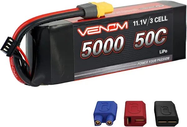 Venom 50C 3S 5000mAh 11.1V Lipo Battery