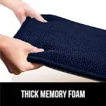 Transform Your Seating with Slip-Resistant Memory Foam Chair Cushions - Navy