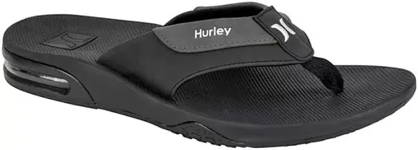 Hurley Men's Bubble Cushion Heel Surf Comfort Flip Flops