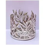 Bath &amp; Body Works Single Wick Candle Holder Silver Branches