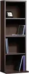 Sauder Beginnings Multimedia Storage Tower, Cinnamon Cherry Finish