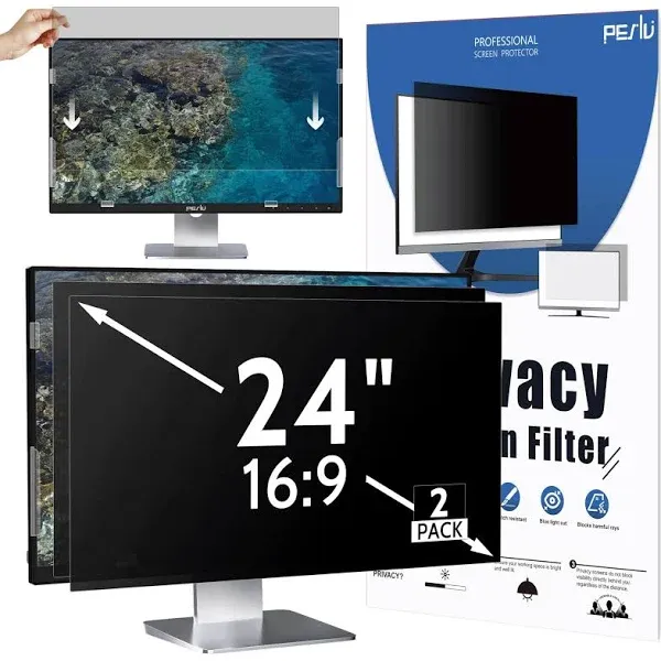 Peslv 2-PACK 16:9 Computer Privacy Screen for Widescreen Monitor