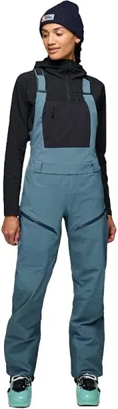 Black Diamond Recon Stretch Bibs - Women's - M / Creek Blue - Everything from Geartrade - Geartrade.com