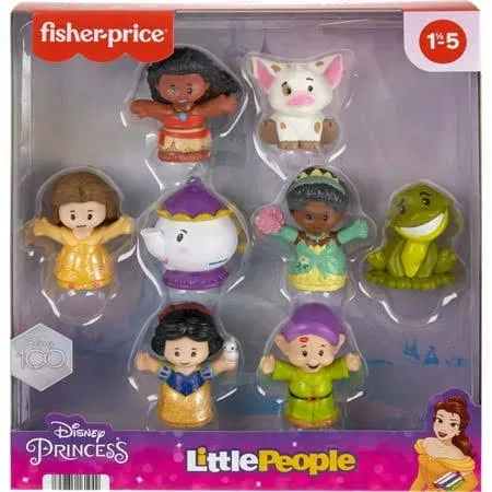 Fisher Price Little People Disney Princess Gift Set 7 Figures 2017