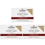 Cremo Exfoliating Body Bar, Bourbon &amp; Oak, 6 Ounce (Pack of  Assorted Scents 