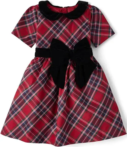 Gymboree Girls' Plaid Fit and Flare Dress