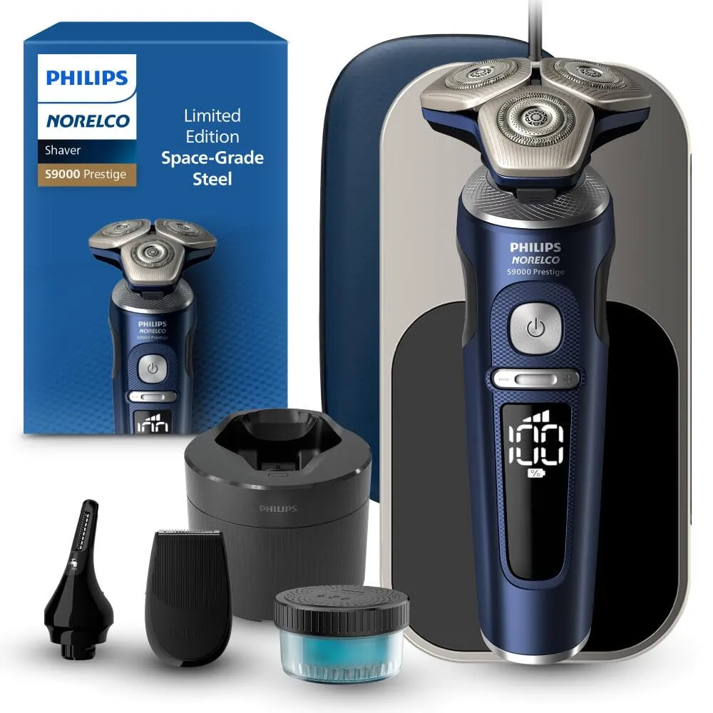 Philips Norelco Shaver Series 9000 Prestige, Wet and Dry Electric Shaver