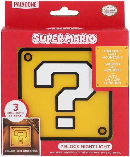 Super Mario Bros Super Mario Question Block Night Light