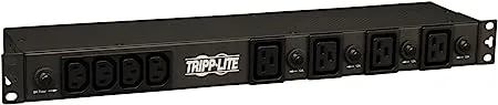 Tripp Lite Basic PDU, 30A, 20 Outlets (16 C13 & 4 C19), 200/208/240V, L6-30P Input, 15' Cord, 1U Rack-Mount Power, 5 Year Warranty (PDU1230)