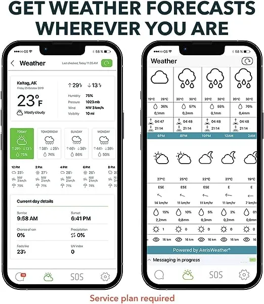 ZOLEO Satellite Communicator – Two-Way Global SMS Text Messenger & Email, Emergency SOS Alerting, Check-in & GPS Location – Android iOS Smartphone Accessory