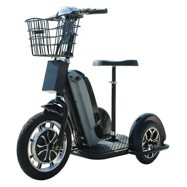 MotoTec 800 Watt 48v 3 Wheel Electric Trike Mobility Scooter