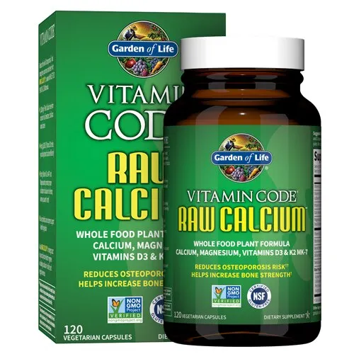 Vitamin Code Raw Calcium (Garden of Life) 120 Capsules