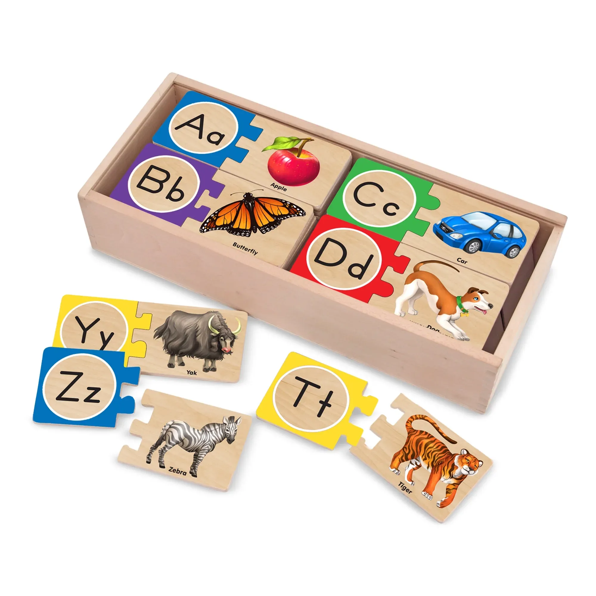 Melissa & Doug Self Correcting Alphabet Letter Puzzles