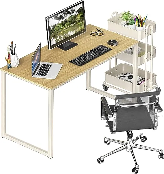 SHW Home Office 40-Inch Computer Desk, Oak