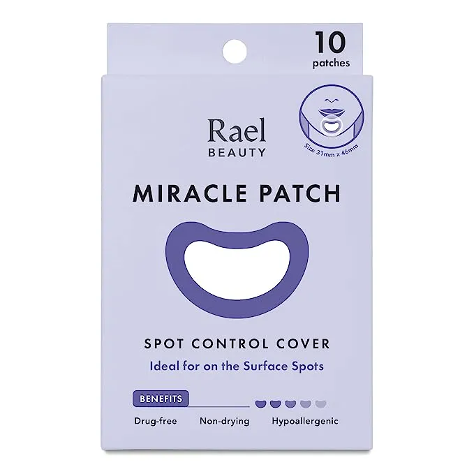 Rael Miracle Spot Control – Grande taille, couverture longue et supplémentaire, bande hydrocolloïde (lot de 20)