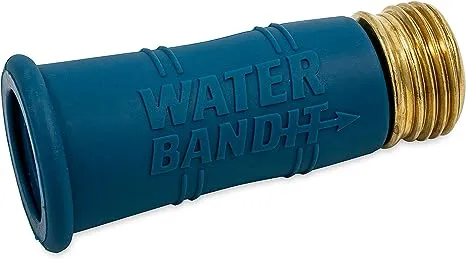 Camco Water Bandit | Features a Highly Flexible Silicone-Polymer Sleeve & ABS Male Water Hose Connection | Works with Damaged or Stripped Faucet Threads or Faucets without Threads (22484)