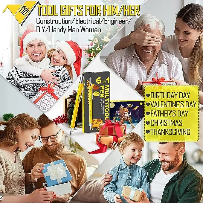 Gifts For Men Unique Multitool Pen Stocking Stuffers For Men Dad Cool Gadgets Fo