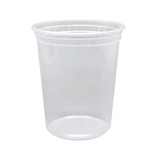 Darling Food Service Clear 24 Ounce Deli Container with Lid - 240 / CS