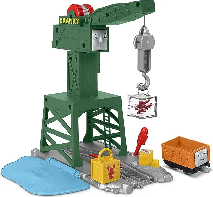 Thomas & Friends Cranky the Crane Playset for Preschool Kids Ages 3 Years and Older