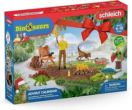 Schleich Dinosaurs 24-piece Advent Calendar with Dinosaur Toys