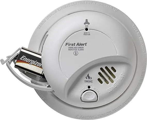 BRK First Alert SC9120B Hardwire Combination Smoke Carbon Monoxide Alarm