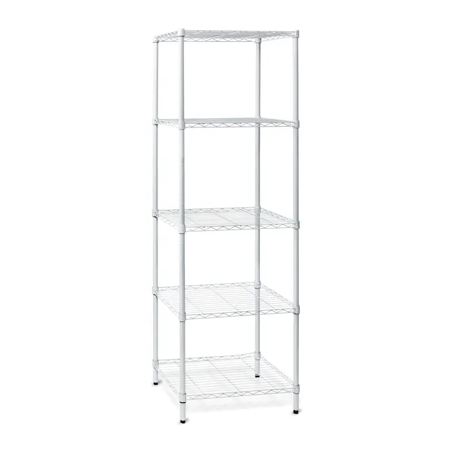 Honey Can Do 5-Tier Shelving Unit - White