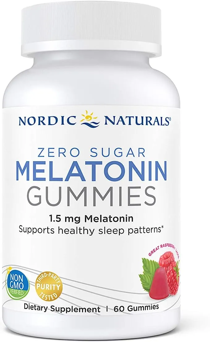 Zero Sugar Melatonin Gummies 60 Gummies