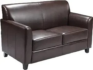 Flash Furniture Hercules Diplomat Series Cognac Leather Loveseat