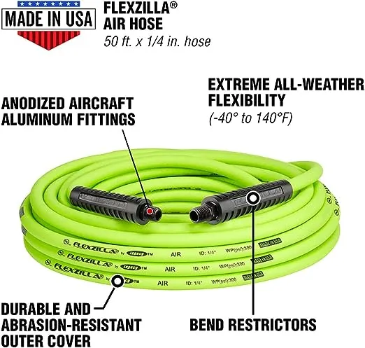 1/4" x 50' Flexzilla Air Hose