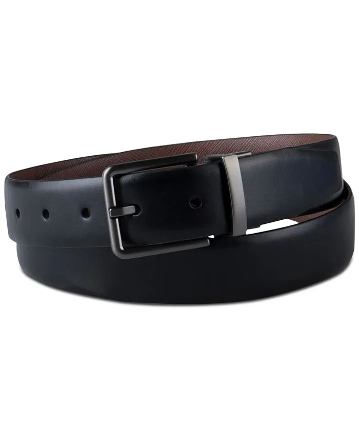 Calvin Klein Men's Reversible Belt, Black/Brown, Medium (34-36)Calvin Klein Men's Reversible Belt, Black/Brown, Medium (34-36)