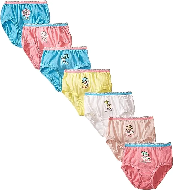 Fruit of The Loom Girl's Toddler Brief (Pack of 7)