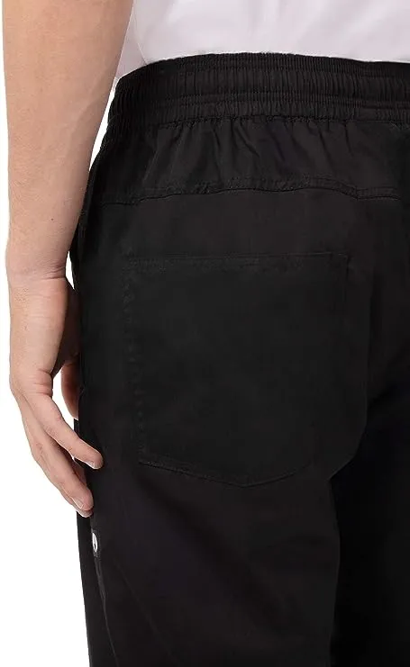 Chef Works Men's Essential Baggy Chef Pants, Black, Large