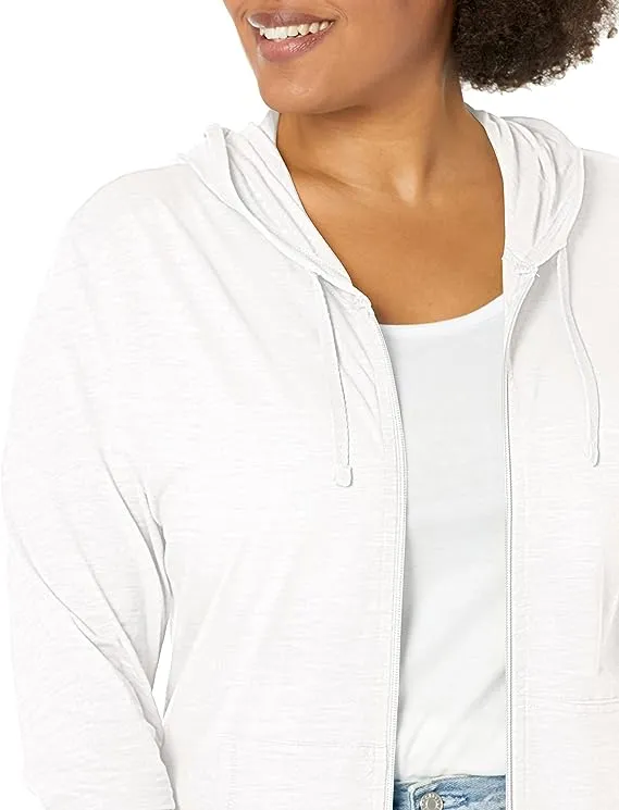 Hanes Women's Slub Jersey Hoodie