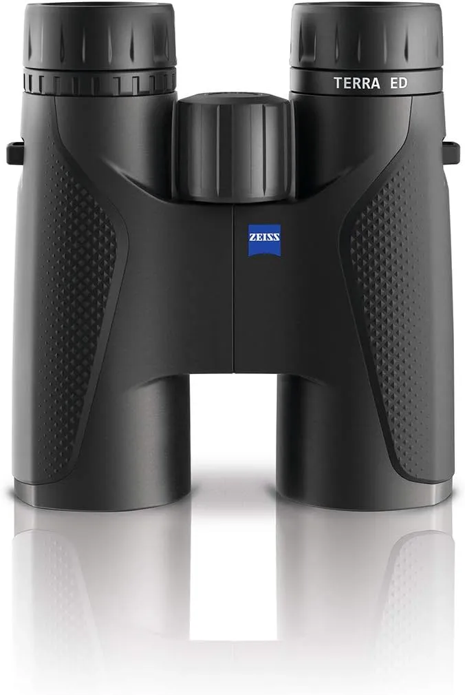 ZEISS Terra ED Binoculars 10x42 Waterproof, and Fast Focusing with Coated Glass for Optimal Clarity in All Weather Conditions for Bird Watching, Hunting, Sightseeing, Green 