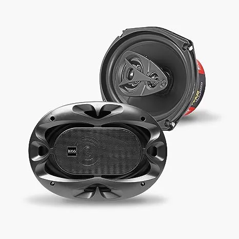 BOSS Audio Systems CH6940B Chaos Exxtreme Series 6 x 9 Inch Car Door Speakers - 500 Watts Max (per Pair), Coaxial, 4 Way, Full Range, 4 Ohms, Sold in Pairs, Bocinas para Carro