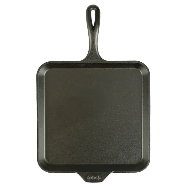 Lodge Cast Iron Seasoned Square Griddle, L9SGR