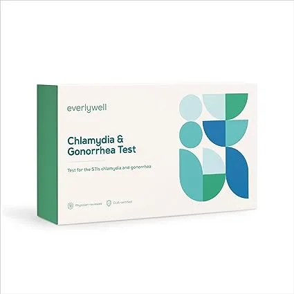 Everlywell Chlamydia and Gonorrhea Test at-Home Collection Kit - Discreet, Accurate Results from a CLIA-Certified Lab Within Days - Ages 18+