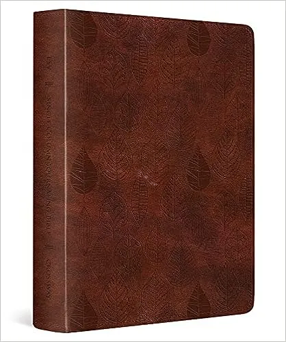 ESV Single Column Journaling Bible (TruTone, Chestnut, Leaves Design) [Book]