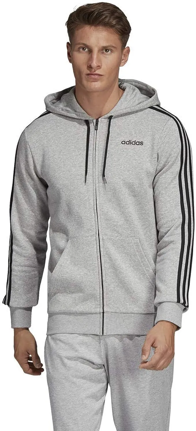 adidas Men's Essentials 3-Stripes Fleece Hoodie