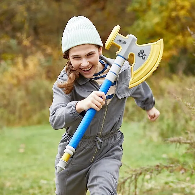 Nerf Dungeons & Dragons Holga's Greataxe, Foam Head, Dungeons & Dragons, D&D Play Toys, Ages 8 & Up