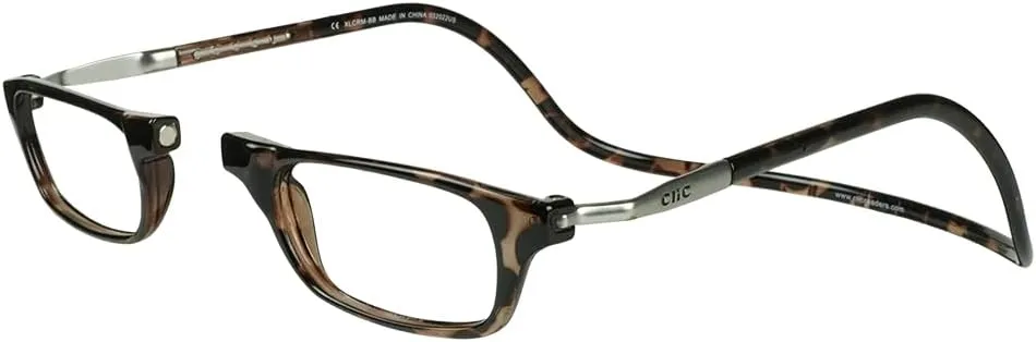 Clic Magnetic Reading Glasses, Computer Readers, Replaceable Lens, Original Long (M-L)